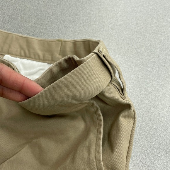 NEW Lands' End Men's Size 40 Traditional Fit Chino Shorts Khaki 11 Inch Inseam - Picture 9 of 10